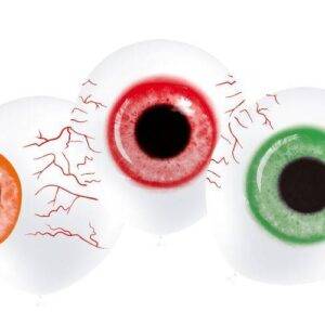 Saco de 10 Balões 32 cm Olhos de Zombie