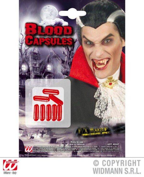 8 Cápsulas efeito Sangue