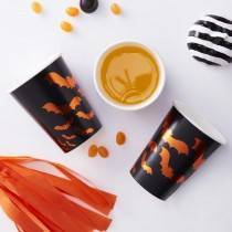 Copos Foil Morcego Laranja