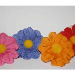 4 CLIPS PARA TOALHA FLORES COLORIDAS