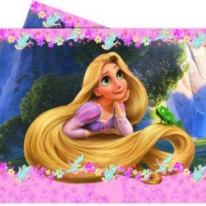 Rapunzel - 1 toalha de mesa de plástico 120x180cm