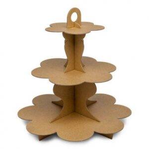 Cupcake Stand 34 cm 3 Andares Kraft