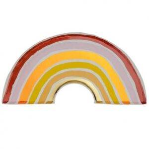 8 Pratos 28x15 cm Arco-Íris Foil