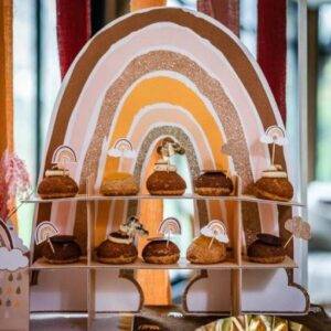 Cupcake Stand 43x45x18 cm Arco-Íris