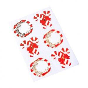 24 Autocolantes 6 cm Natal