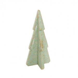 Árvore de Natal 16x16x33,5 cm 3D Madeira Verde