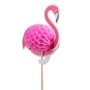 Toppers flamingo (10 Unidades)