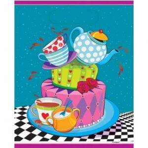 8 SACOS DE OFERTA MAD TEA PARTY (ALICE NO PAÍS DAS MARAVILHAS)