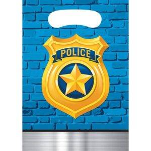 Sacos de brindes de festa policial