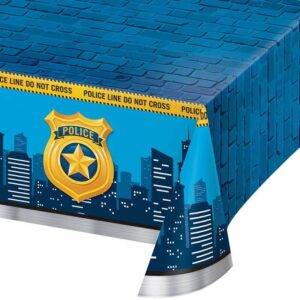 Toalha de mesa policial 137x259 cm