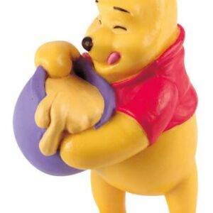 Figura coleccionável Ursinho Winnie Pooh com pote de mel, 6,7 cm