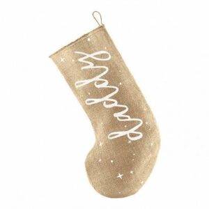 Meia decorativa Daddy, branca, 23x39,5 cm