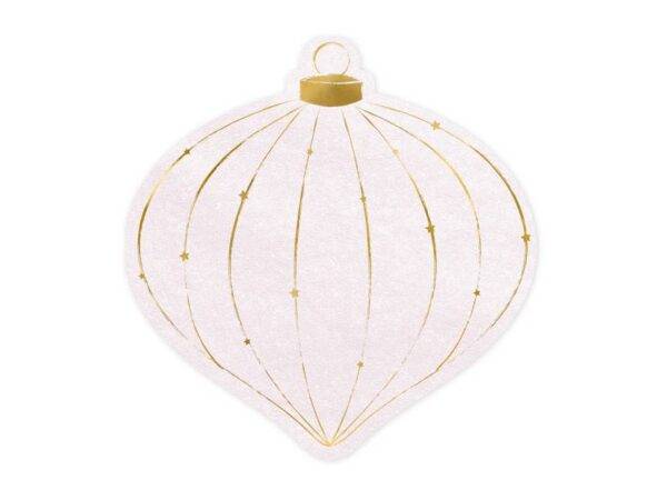 Guardanapos Bauble Natal 12x12 cm
