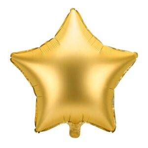 Balão de Foil Estrela 70 cm, ouro