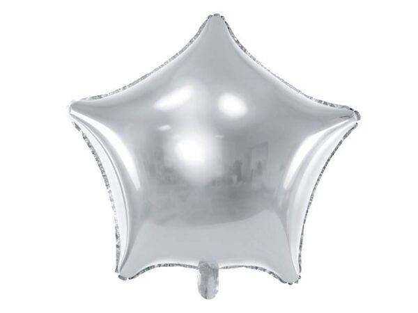 Balão de Foil Estrela 70 cm, Prateado