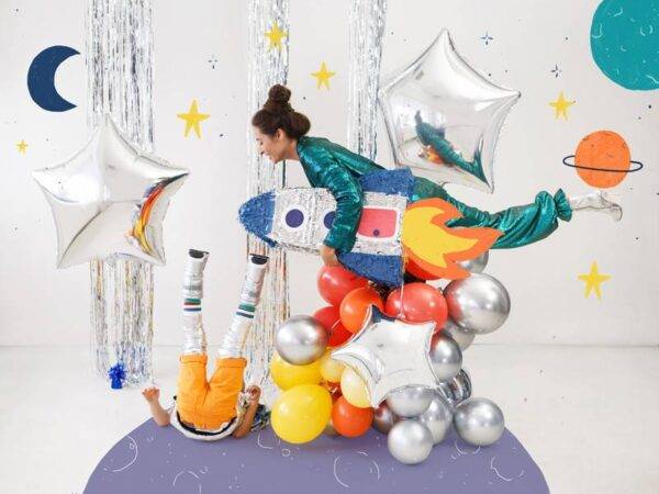 Balão de Foil Estrela 70 cm, Prateado