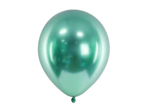 Balões brilhantes de 30 cm, Verde (50 unidades)