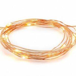 Luzes decorativas LED, cobre, 1,90 m