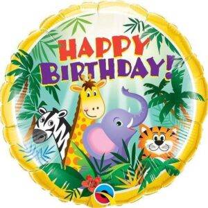 Balão Foil 18" Happy Birthday Selva
