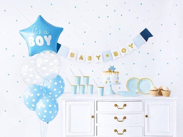 Conjunto de decorações para festas - é um menino