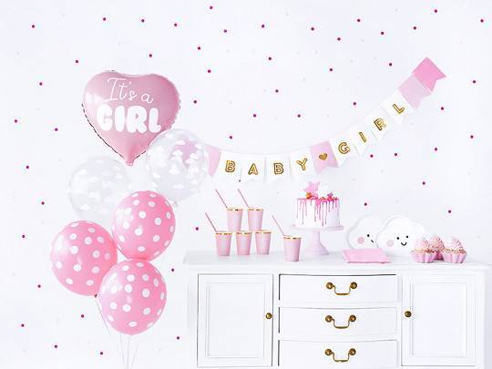 Conjunto de decorações para festas - é uma menina
