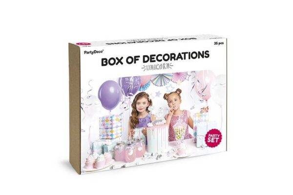 Conjunto de decorações para festas - Unicórnio