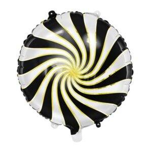 Balão de foil Candy, 35 cm, preto