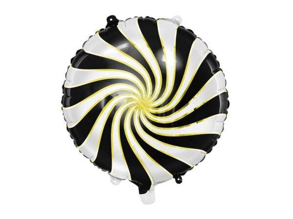 Balão de foil Candy, 35 cm, preto