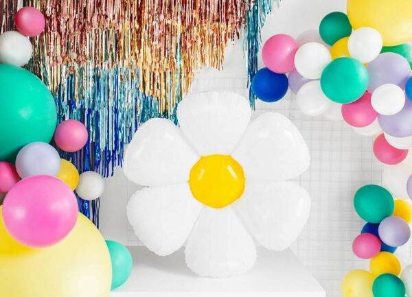 Balão de foil Daisy, 75x71 cm