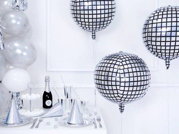Balão de Foil Bola de discoteca 40 cm
