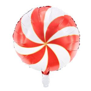 Balão de foil Candy Vermelho natal