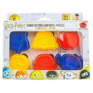 6 Cortadores de Bolachas Harry Potter