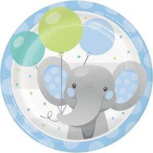 Pratos Pequenos Elefante Azul