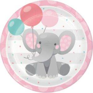 Pratos Elefante Rosa