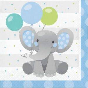 Guardanapos Elefante Azul
