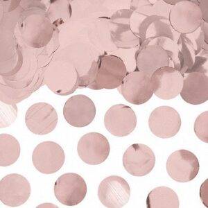 Círculos de confete, ouro rosa, 15g