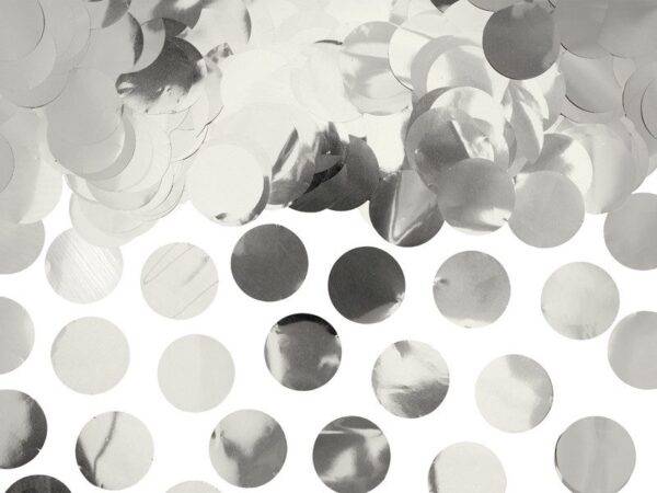 Confetti Circles, silver, 15g