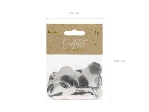 Confetti Circles, silver, 15g