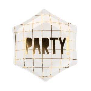 6 PRATOS 12,5CM LET'S CELEBRATE - PARTY!
