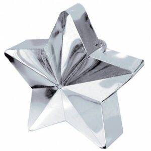 PESO PARA BALÃO ESTRELA PRATEADO