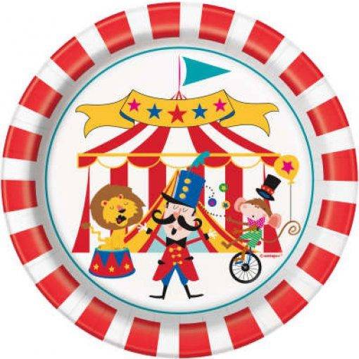 8 PRATOS 18 CM CIRCO