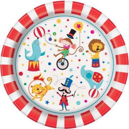 8 PRATOS 23 CM CIRCO