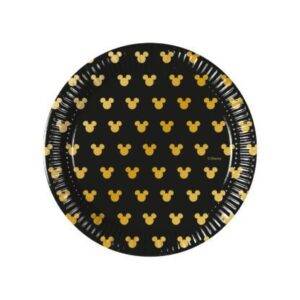 Pratos 20cm Mickey Gold