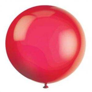 6 BALÕES LATEX 36'' PREMIUM VERMELHO