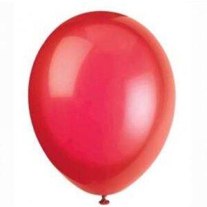 50 BALÕES LATEX 12'' VERMELHO