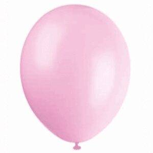 50 BALÕES LATEX 12'' ROSA CLARO
