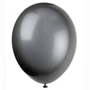 50 BALÕES LATEX 12'' PRETO