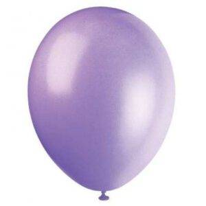 10 BALÕES LATEX 12'' LILÁS