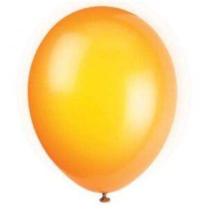10 BALÕES LATEX 12'' LARANJA