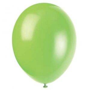 10 BALÕES LATEX 12'' VERDE NEON